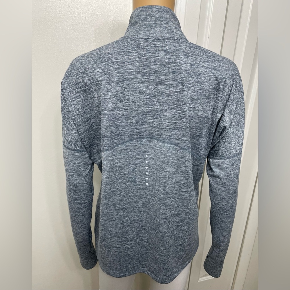 Nike Women's Dry Element Running Top Gray Heather Long Sleeve Size M - Picture 9 of 12
